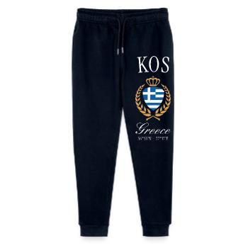 Kos Greece Coat of Arms Crown – Travel Souvenir - Stanley/Stella Mini Mover Teen Organic Jogging Trousers  - navy - Front