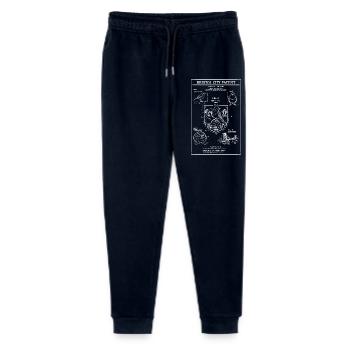 Impression de brevet de la ville de Bristol, Royaume-Uni - Pantalon de jogging bio Mini Mover Stanley/Stella Ado  - marine - Devant