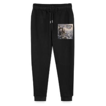 Japanese Raicho Mountain Monk Bird - Stanley/Stella Mini Mover Teen Organic Jogging Trousers  - black - Front