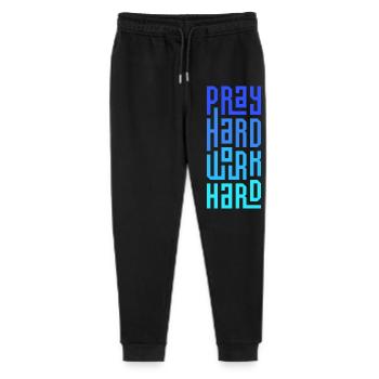Priez Travaillez dur Dur - Pantalon de jogging bio Mini Mover Stanley/Stella Ado  - noir - Devant