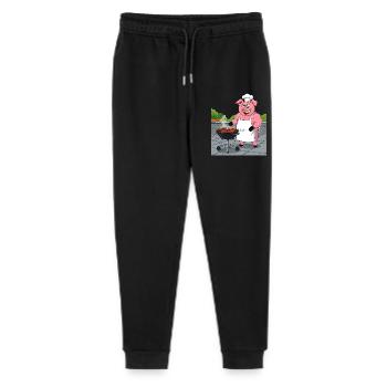 Cochon douillet grillé - Pantalon de jogging bio Mini Mover Stanley/Stella Ado  - noir - Devant