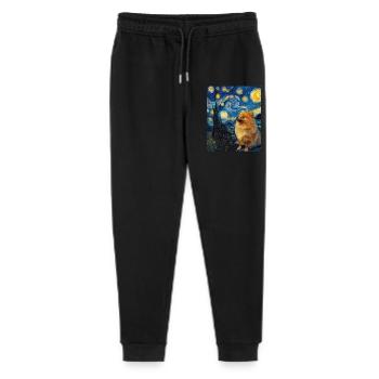 Zwergspitz Spitz Pomeranian - Pantalon de jogging bio Mini Mover Stanley/Stella Ado  - noir - Devant
