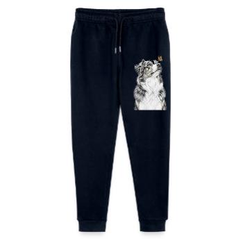 Papillon à l’apparence australienne Berger australien - Pantalon de jogging bio Mini Mover Stanley/Stella Ado  - marine - Devant