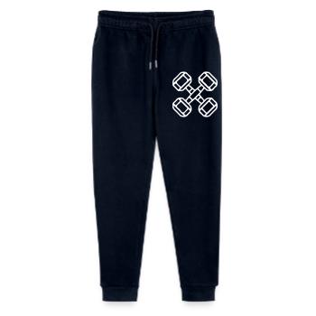 Hantel Symbol Gewichte Training - Stanley/Stella Teenager Bio Jogginghose Mini Mover  - Navy - Vorne