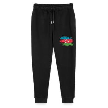 Azerbaijan used - Stanley/Stella Mini Mover Teen Organic Jogging Trousers  - black - Front