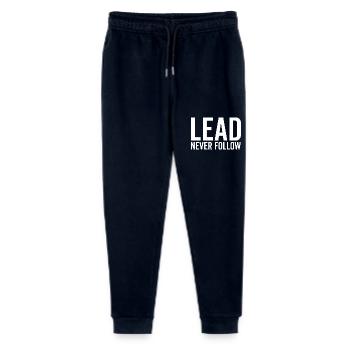 Lead Never Follow - Stanley/Stella Mini Mover Teen Organic Jogging Trousers  - navy - Front