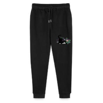 Chat - Pantalon de jogging bio Mini Mover Stanley/Stella Ado  - noir - Devant