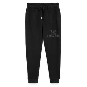 Mundus Sine Caesaribus Quote Latin - Stanley/Stella Mini Mover Teen Organic Jogging Trousers  - black - Front