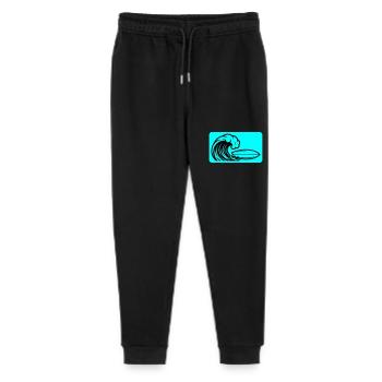 Surfboard Wave - Stanley/Stella Mini Mover Teen Organic Jogging Trousers  - black - Front