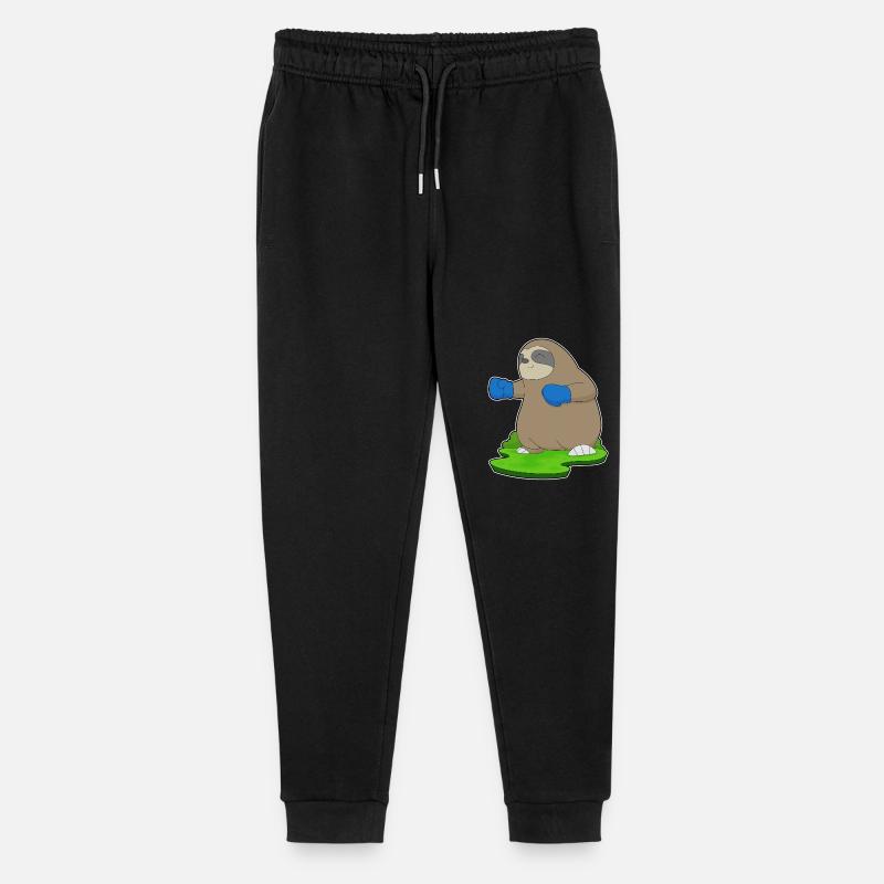 Sloth Boxer Gants de boxe Boxe - Pantalon de jogging bio Mini Mover Stanley/Stella Ado  - noir