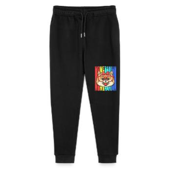 Zwergspitz Poméranie Maman - Pantalon de jogging bio Mini Mover Stanley/Stella Ado  - noir - Devant