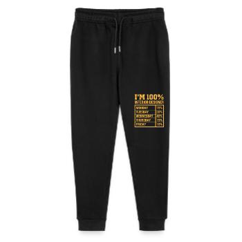 Architecture Architect Interior Designer - Stanley/Stella Mini Mover Teen Organic Jogging Trousers  - black - Front