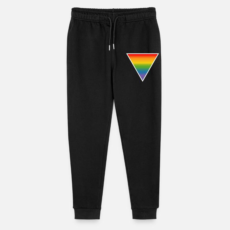Regenbogen LGBTQIA triangle white - Stanley/Stella Teenager Bio Jogginghose Mini Mover - Schwarz