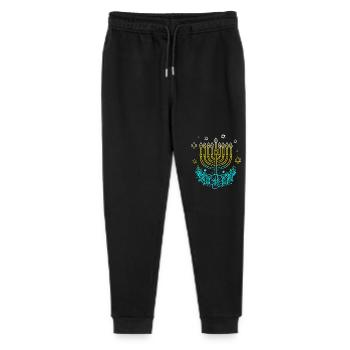 Chanukkah Hanukkah Hanukah Menorah - Stanley/Stella Teenager Bio Jogginghose Mini Mover  - Schwarz - Vorne