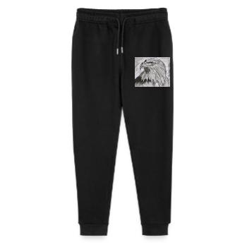 König der Lüfte – Adlerkopf Illustration - Stanley/Stella Teenager Bio Jogginghose Mini Mover  - Schwarz - Vorne