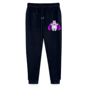 Hippopotame Halloween Vampire - Pantalon de jogging bio Mini Mover Stanley/Stella Ado  - marine - Devant