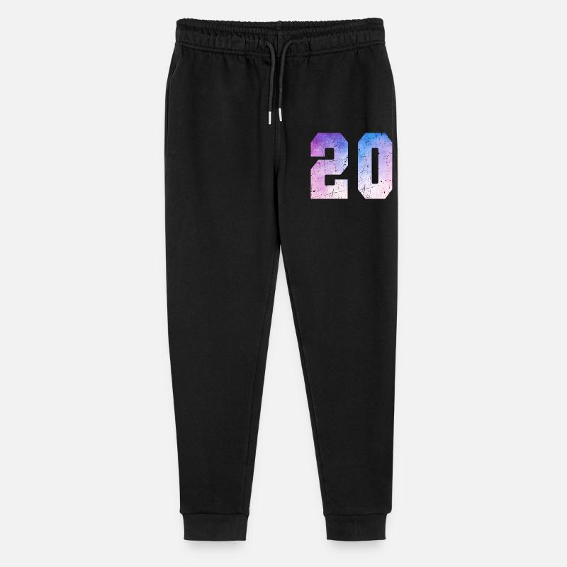 numéro 20 – Cadeau anniversaire 20 ans - Pantalon de jogging bio Mini Mover Stanley/Stella Ado  - noir