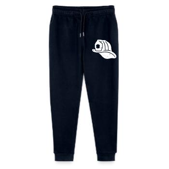 US Firefighter Helmet Vintage Grunge Vector - Stanley/Stella Mini Mover Teen Organic Jogging Trousers  - navy - Front