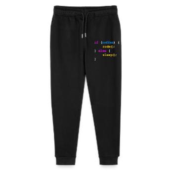 No Coffee No Code Programmer Computer Scientist - Stanley/Stella Mini Mover Teen Organic Jogging Trousers  - black - Front