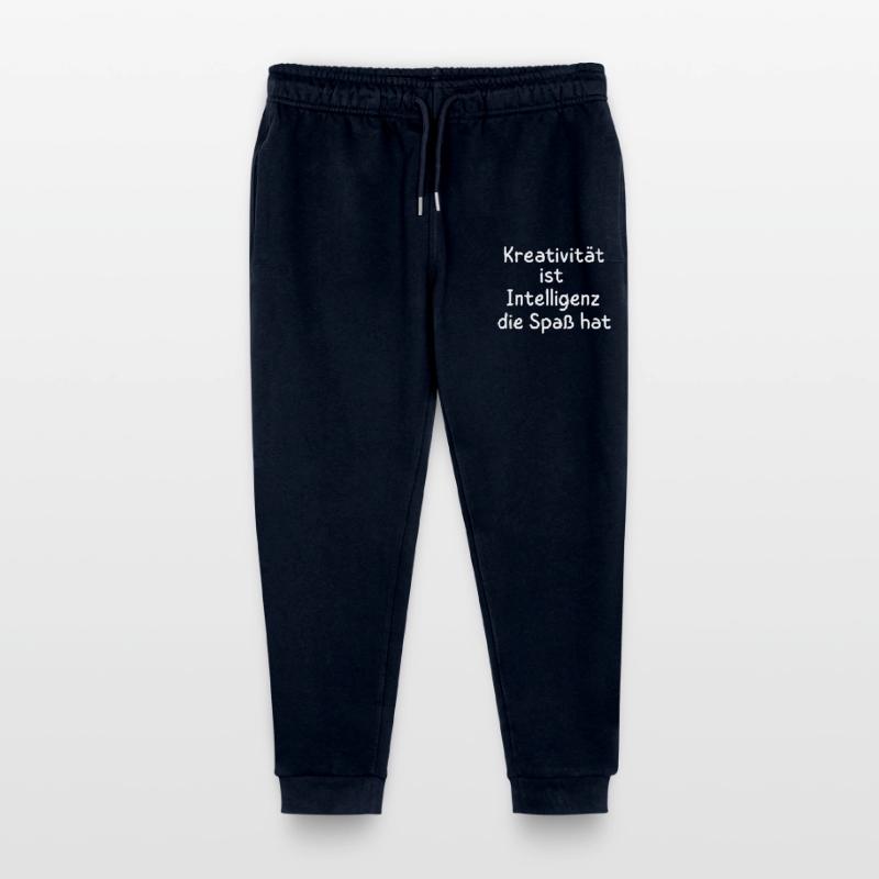 Creativity is intelligence that has fun Statement Stanley/Stella Mini Mover Teen Organic Jogging Trousers 