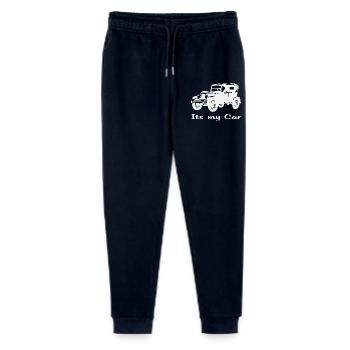 Oldtimer Motiv mit Schrift - Stanley/Stella Teenager Bio Jogginghose Mini Mover  - Navy - Vorne