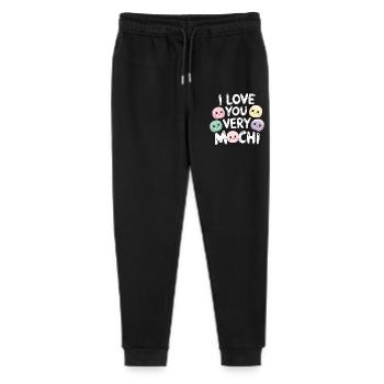Trendy homage to mochi - Stanley/Stella Mini Mover Teen Organic Jogging Trousers  - black - Front