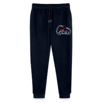 Crête alpine Sunburst - Pantalon de jogging bio Mini Mover Stanley/Stella Ado  - marine - Devant