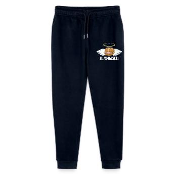 Himmlisch bayrische Leberkassemmel mit Flügeln  - Stanley/Stella Teenager Bio Jogginghose Mini Mover  - Navy - Vorne