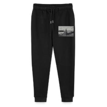 Port of Hamburg Gauge Tower retro - Stanley/Stella Mini Mover Teen Organic Jogging Trousers  - black - Front