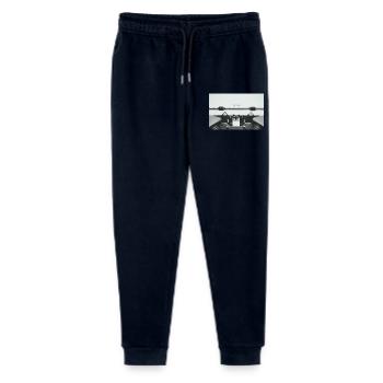 Conception d’affiche d’une première machine à écrire - Pantalon de jogging bio Mini Mover Stanley/Stella Ado  - marine - Devant