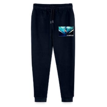 Natation - conception - Pantalon de jogging bio Mini Mover Stanley/Stella Ado  - marine - Devant