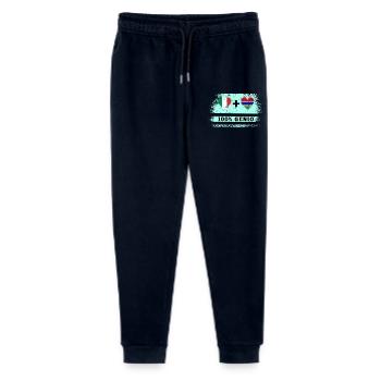 Italien und Gambia 100% geniale Flagge - Stanley/Stella Teenager Bio Jogginghose Mini Mover  - Navy - Vorne