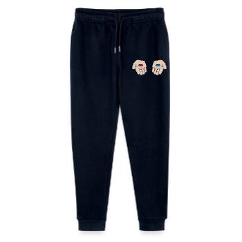 Rote Pille Blaue Pille - Stanley/Stella Teenager Bio Jogginghose Mini Mover  - Navy - Vorne