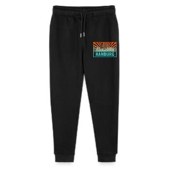 Pente de la silhouette de Hambourg - Pantalon de jogging bio Mini Mover Stanley/Stella Ado  - noir - Devant