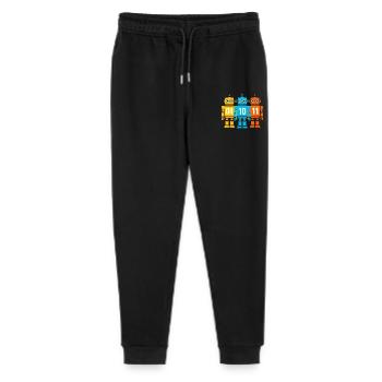 Robot 01 10 11 – Binäres Sci-Fi Design - Stanley/Stella Teenager Bio Jogginghose Mini Mover  - Schwarz - Vorne