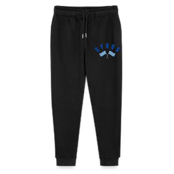 Drapeaux grecs de Syros - Pantalon de jogging bio Mini Mover Stanley/Stella Ado  - noir - Devant