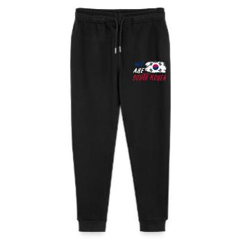 We are South Korea - Stanley/Stella Mini Mover Teen Organic Jogging Trousers  - black - Front