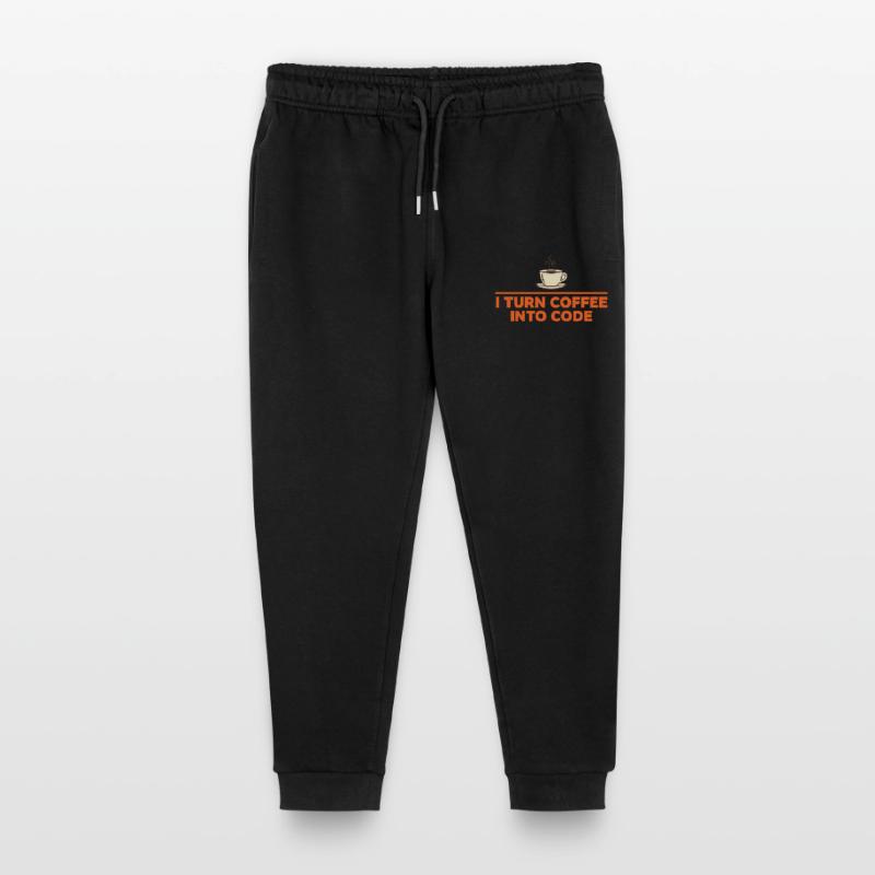 I Turn Coffee Into Code – Programmer Retro Stanley/Stella Mini Mover Teen Organic Jogging Trousers 