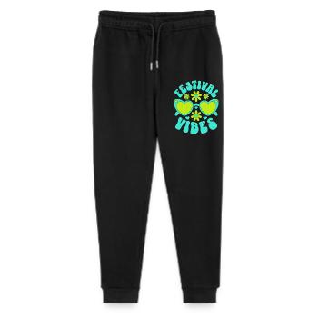 Festival Vibes - Stanley/Stella Mini Mover Teen Organic Jogging Trousers  - black - Front