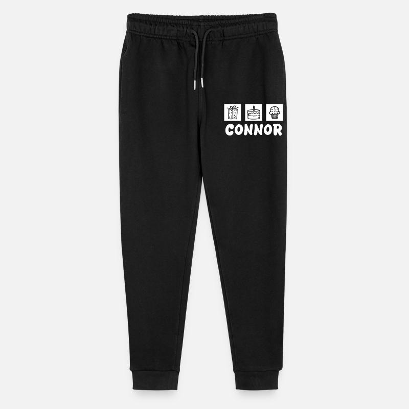 Prénom Connor - Pantalon de jogging bio Mini Mover Stanley/Stella Ado  - noir