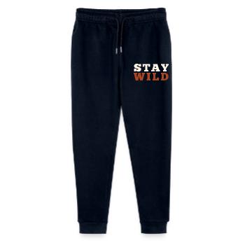 Bleib wild - Stanley/Stella Teenager Bio Jogginghose Mini Mover  - Navy - Vorne