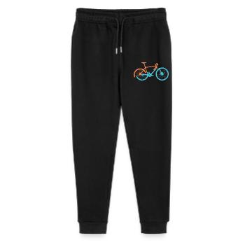 Dynamisches Fahrrad Design - Stanley/Stella Teenager Bio Jogginghose Mini Mover  - Schwarz - Vorne