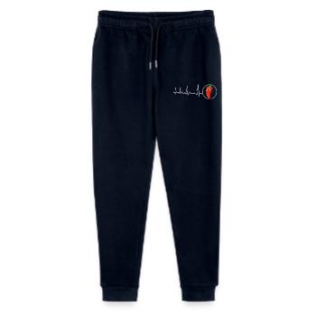 Herzschlag - Heiss - Stanley/Stella Teenager Bio Jogginghose Mini Mover  - Navy - Vorne