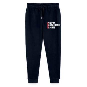 You're Absolutely Right Lustig Sarkastisch KI Logo - Stanley/Stella Teenager Bio Jogginghose Mini Mover  - Navy - Vorne