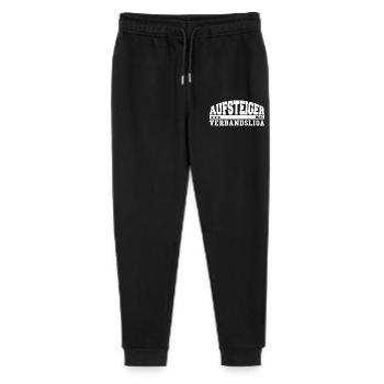 Aufsteiger 2025 Verbandsliga Aufstieg Fußball - Stanley/Stella Teenager Bio Jogginghose Mini Mover  - Schwarz - Vorne