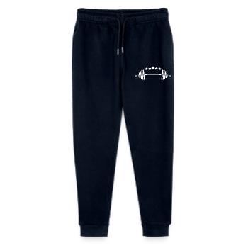 Poids et étoiles : Fitness Power Design - Pantalon de jogging bio Mini Mover Stanley/Stella Ado  - marine - Devant