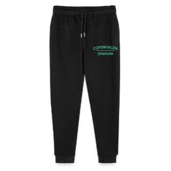 Copenhagen – Denmark Textdesign - Stanley/Stella Mini Mover Teen Organic Jogging Trousers  - black - Front