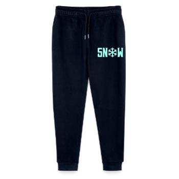 SNOW Snow Crystal - Stanley/Stella Mini Mover Teen Organic Jogging Trousers  - navy - Front