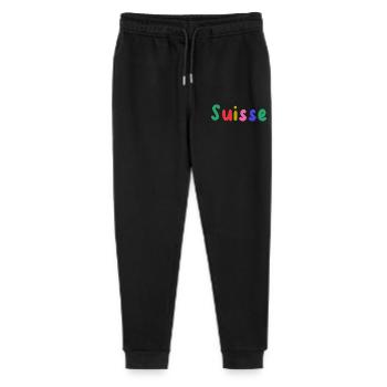 SCHWEIZ. LAND - Stanley/Stella Teenager Bio Jogginghose Mini Mover  - Schwarz - Vorne