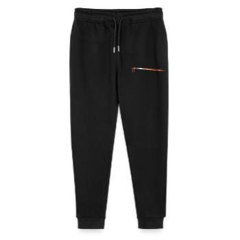 Künstler Pinsel mit Regenbogen Farben - Stanley/Stella Teenager Bio Jogginghose Mini Mover  - Schwarz - Vorne
